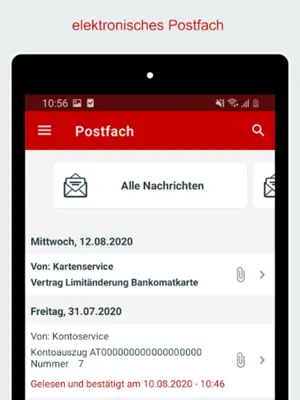 Oberbank android App screenshot 1